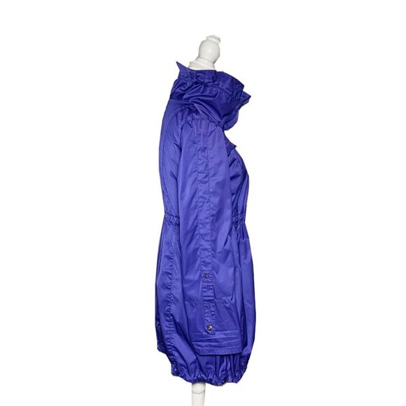 MARC NEW YORK Longline Drawstring Waist Parachute Raincoat - Picture 2 of 8